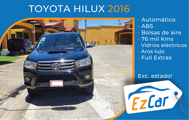 Toyota Hilux 2016 Doble Cab. 3.000 TD. 76.000 kms