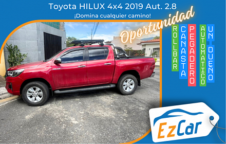 Toyota Hilux 2019 2.8L  Solo 82000 km, Aproveche