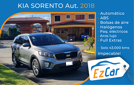 KIA SORENTO 4X2 AUT. 2018 - IMPECABLE!! -