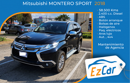 Mitsubishi MONTERO SPORT Aut. 4x4 Diesel 2018